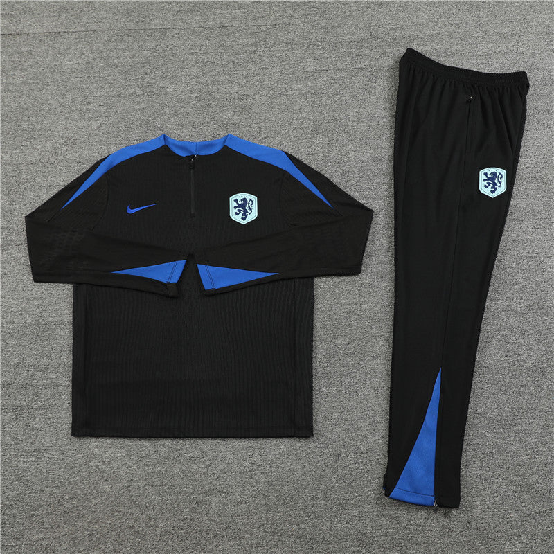 NETHERLANDS 24/25 BLACK TRACKSUIT