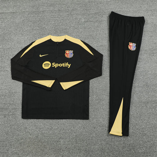 FC BARCELONA 24/25 BLACK & GOLD TRACKSUIT