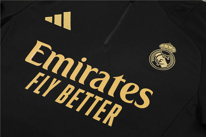 REAL MADRID 24/25 BLACK TRACKSUIT