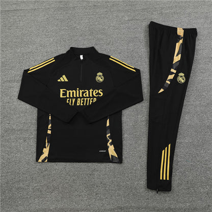 REAL MADRID 24/25 BLACK TRACKSUIT