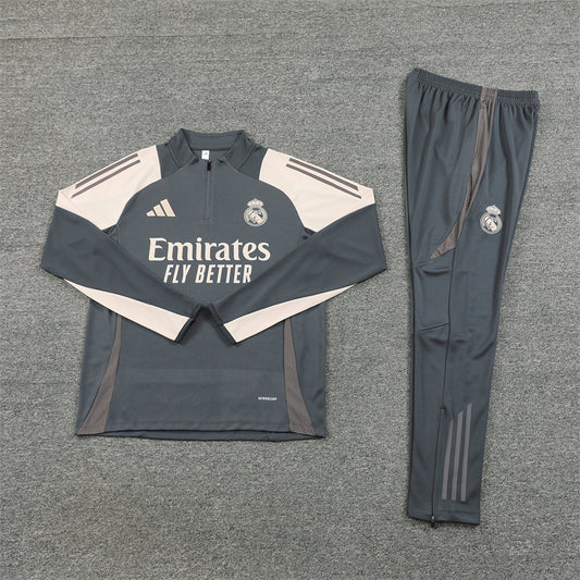 REAL MADRID 24/25 GREY TRACKSUIT