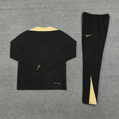 FC BARCELONA 24/25 BLACK & GOLD TRACKSUIT