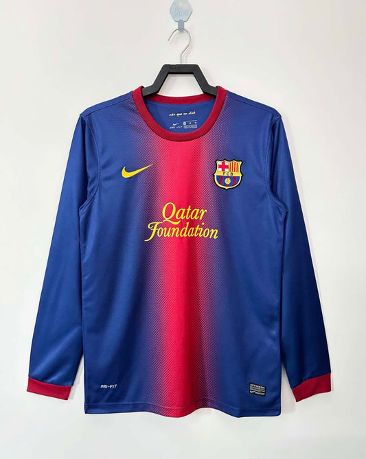 FC BARCELONA 12/13 HOME RETRO LONG SLEEVE