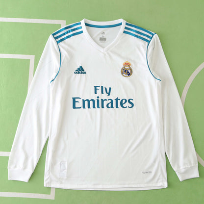 REAL MADRID 17/18 HOME RETRO LONG SLEEVE