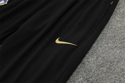 FC BARCELONA 24/25 BLACK & GOLD TRACKSUIT