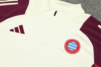 FC BAYERN MUNICH 24/25 BEIGE TRACKSUIT