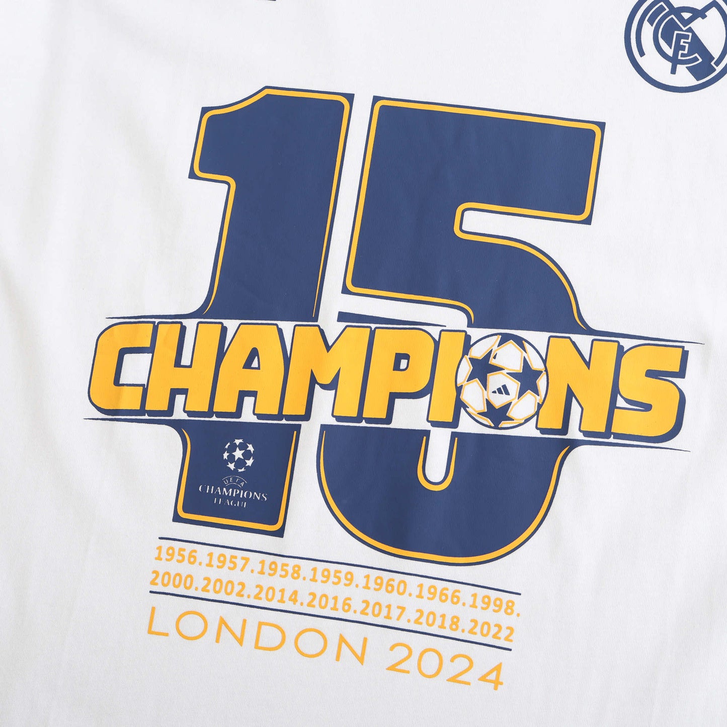 REAL MADRID 2024 WHITE UCL SHIRT