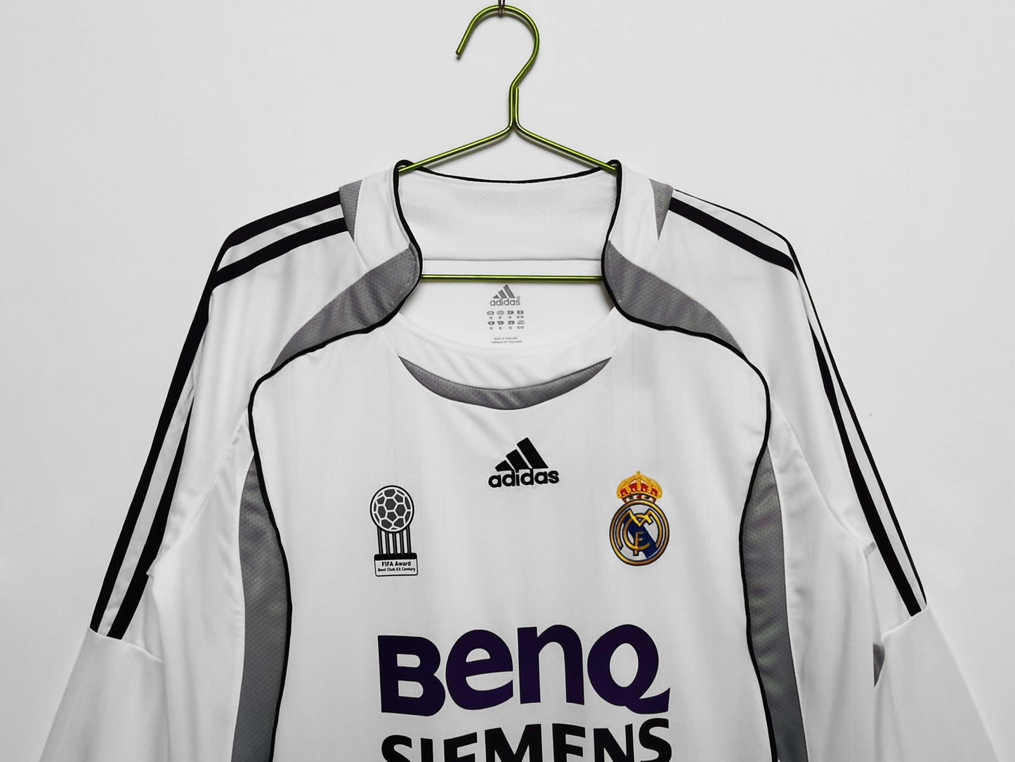 REAL MADRID 06/07 HOME RETRO LONG SLEEVE