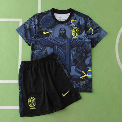 BRAZIL 24/25 JESUS BLUE KIT (KIDS)