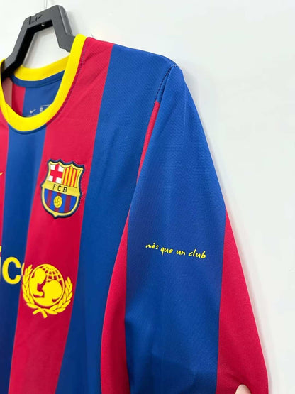 FC BARCELONA 10/11 HOME RETRO LONG SLEEVE