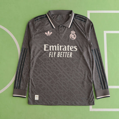 REAL MADRID 24/25 THIRD KIT LONG SLEEVE