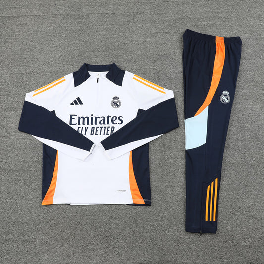 REAL MADRID 24/25 WHITE TRACKSUIT