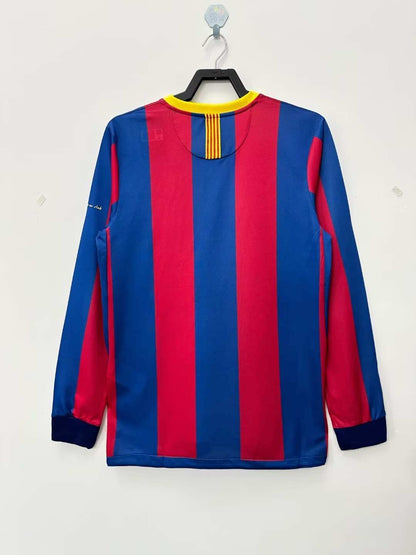 FC BARCELONA 10/11 HOME RETRO LONG SLEEVE