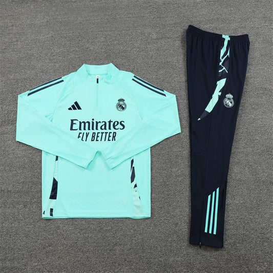 REAL MADRID 24/25 LAKE BLUE TRACKSUIT