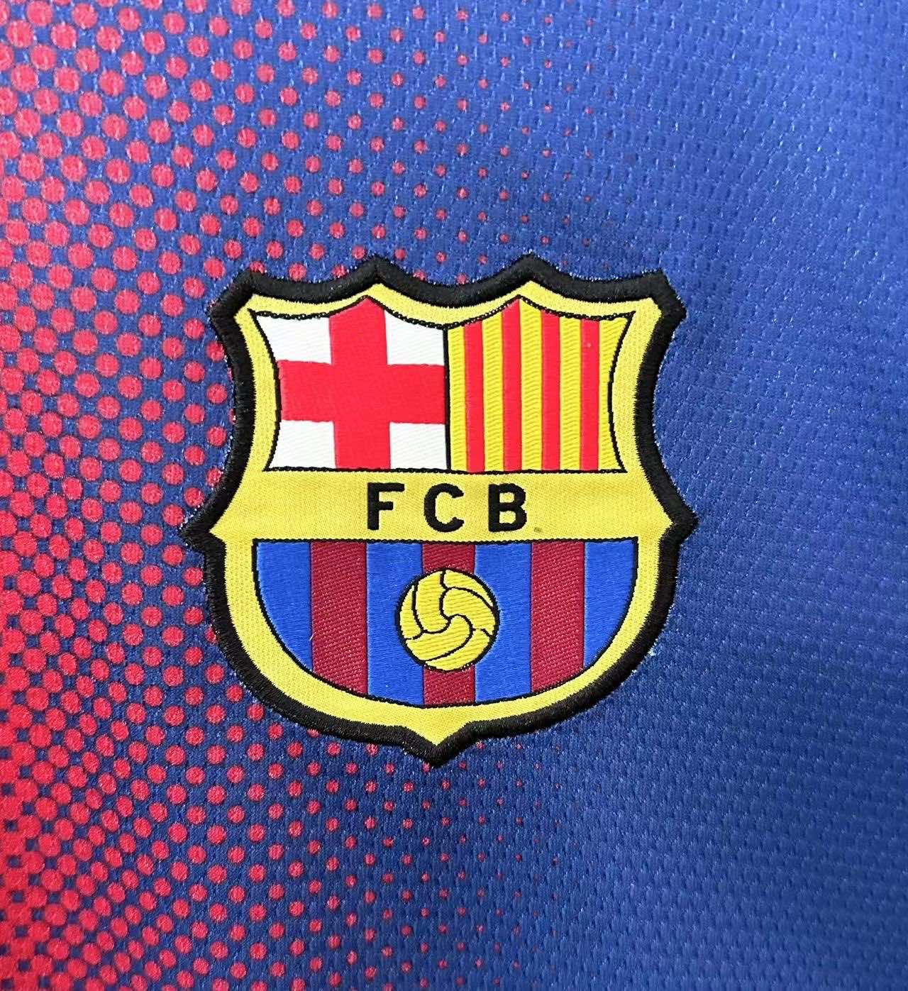 FC BARCELONA 12/13 HOME RETRO LONG SLEEVE