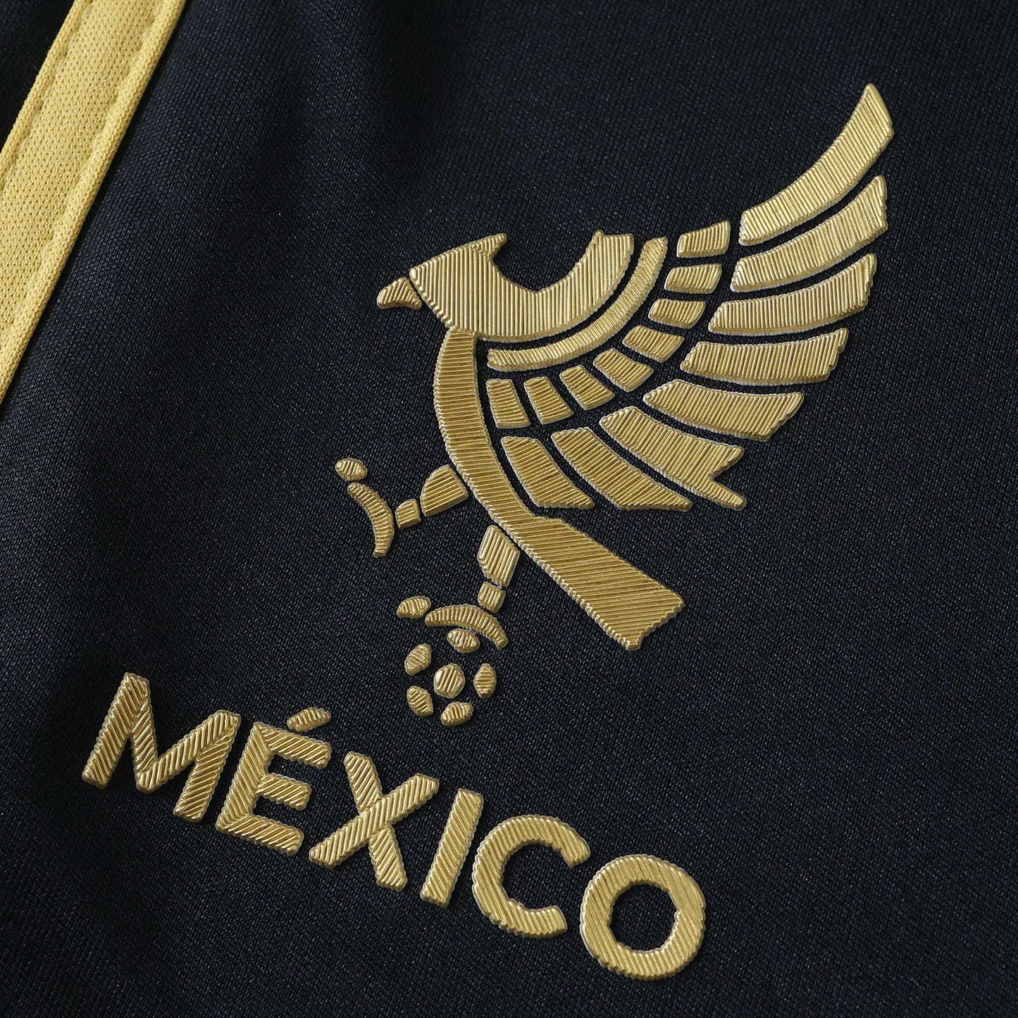 MEXICO 2025 BLACK & GOLD SHORTS